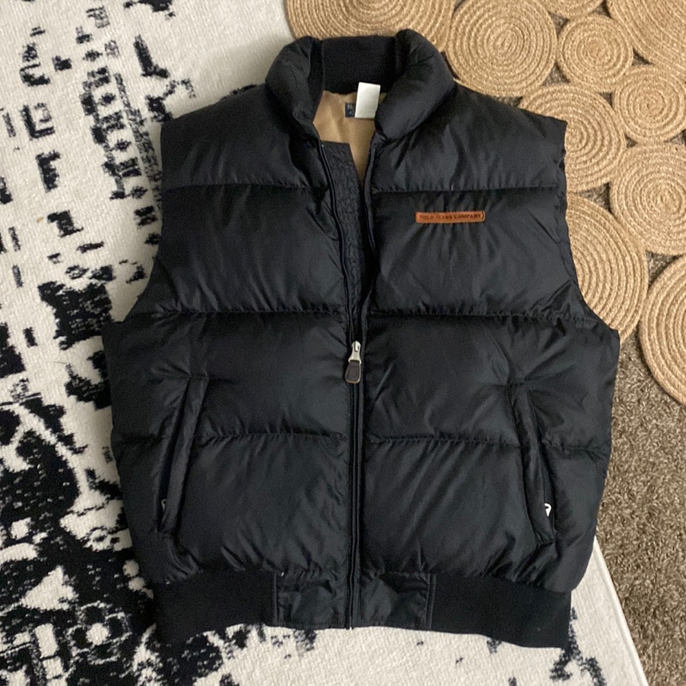 Ralph Lauren polo black puffer vest